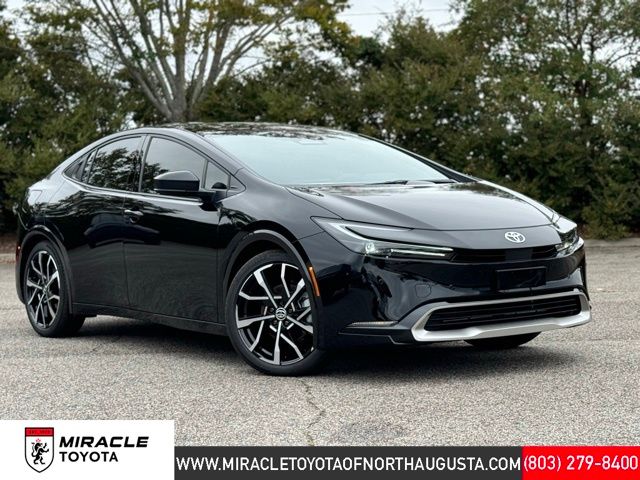 Midnight Black Metallic 2026 Toyota Prius Plug-In Hybrid XSE FWD Hatchback Front-Wheel Drive Continuously Variable Transmission
