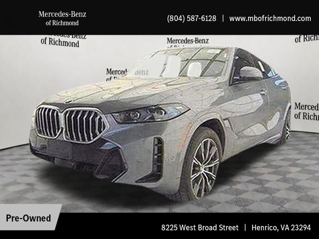 Gray Metallic 2025 BMW X6 xDrive40i AWD SUV / Crossover All-Wheel Drive 8-Speed Automatic