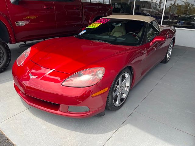 Crystal Red Metallic Tintcoat 2008 Chevrolet Corvette Convertible RWD Convertible Rear-Wheel Drive 6-Speed Automatic