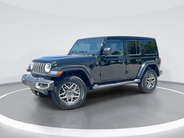 Black Clearcoat 2025 Jeep Wrangler Sahara 4-Door 4WD SUV / Crossover Four-Wheel Drive 8-Speed Automatic