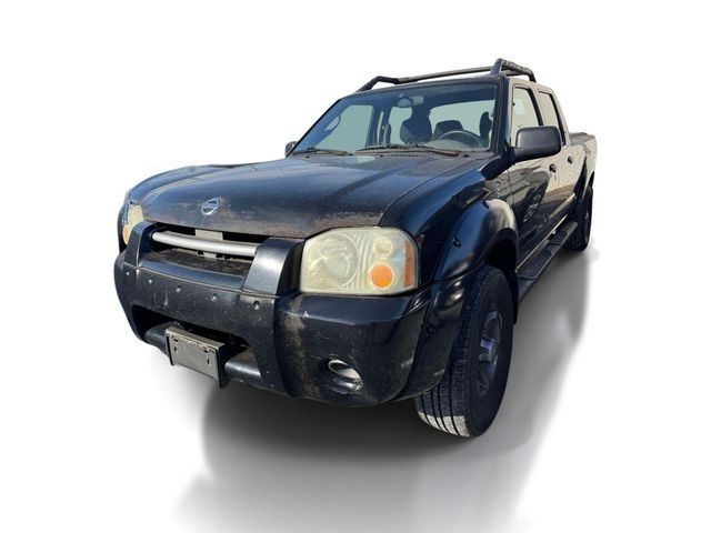 Super Black 2003 Nissan Frontier 4 Dr XE Crew Cab LB Pickup Truck Rear-Wheel Drive 4-Speed Automatic Overdrive