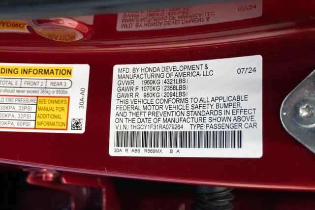 Used 2024 Honda Accord Sedan
