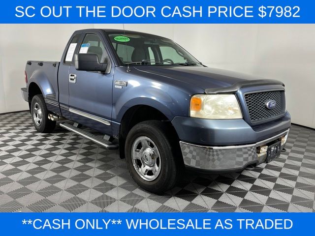 Medium Wedgewood Blue Clearcoat Metallic 2006 Ford F-150 Pickup Truck Four-Wheel Drive 4-Speed Automatic Overdrive