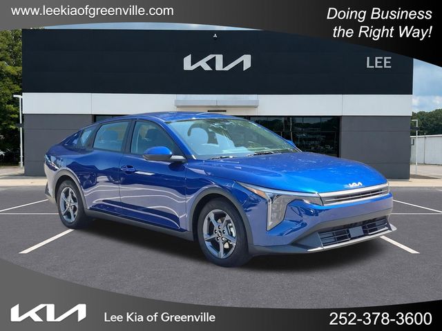 Deep Sea Blue 2025 Kia K4 Sedan Front-Wheel Drive Continuously Variable Transmission