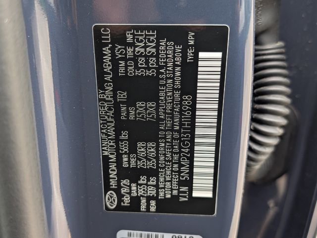 2026 Hyundai Santa Fe Hybrid SEL Blue at Community Honda