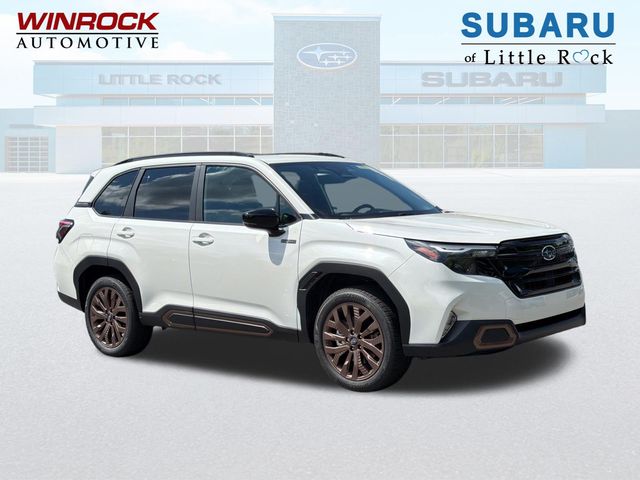 White Pearl 2026 Subaru Forester Hybrid Sport AWD SUV / Crossover All-Wheel Drive Continuously Variable Transmission