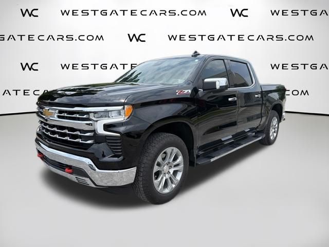 Black 2024 Chevrolet Silverado 1500 Pickup Truck Four-Wheel Drive Automatic
