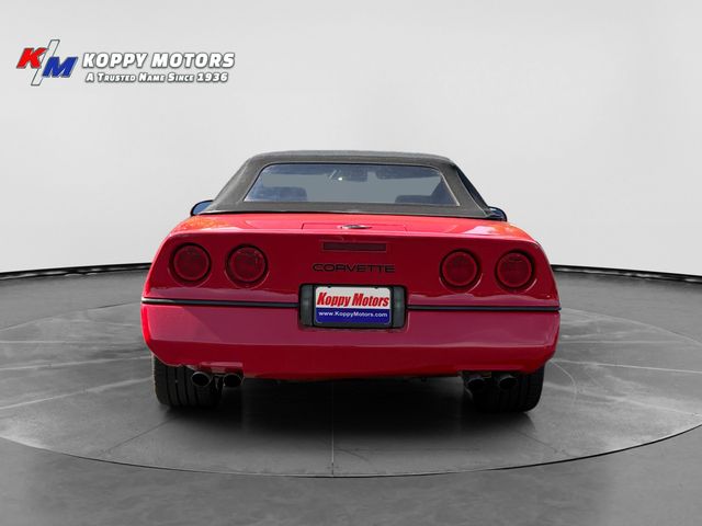 1988 Chevrolet Corvette Base - Red exterior view 4
