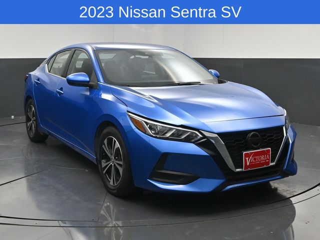 2023 Nissan Sentra SV Blue at DeMontrond Mazda