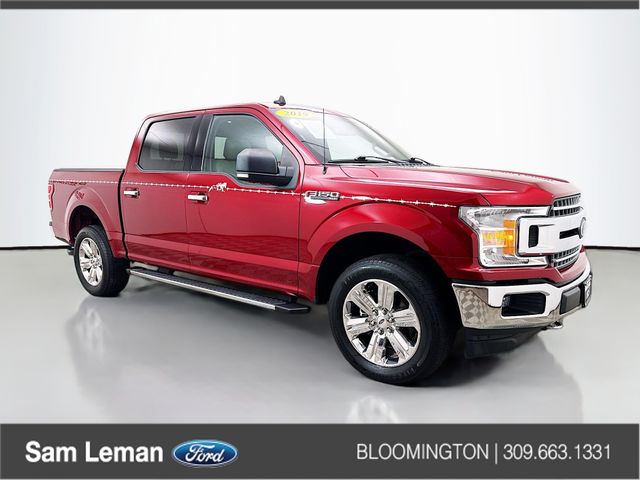 Ruby Red Metallic 2019 Ford F-150 XLT SuperCrew 4WD Pickup Truck Four-Wheel Drive Automatic
