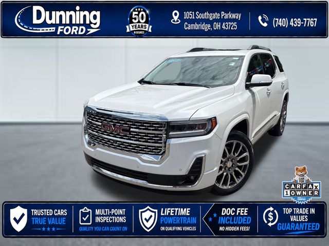 White Frost Tricoat 2022 GMC Acadia SUV / Crossover Four-Wheel Drive 9-Speed Automatic