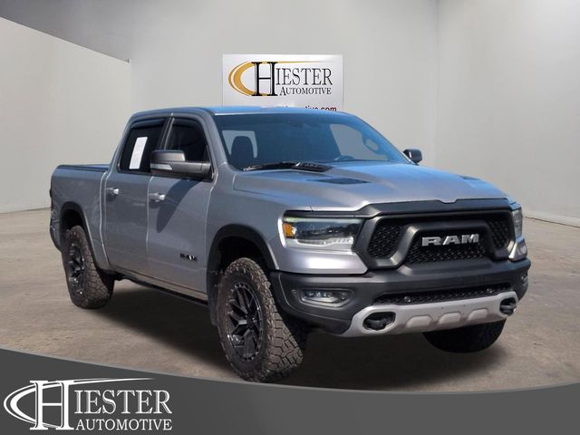 Billet Silver Metallic Clearcoat 2022 RAM 1500 Rebel Crew Cab 4WD Pickup Truck Four-Wheel Drive 8-Speed Automatic