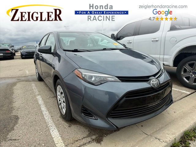 Slate Metallic 2018 Toyota Corolla LE Sedan Front-Wheel Drive Continuously Variable Transmission