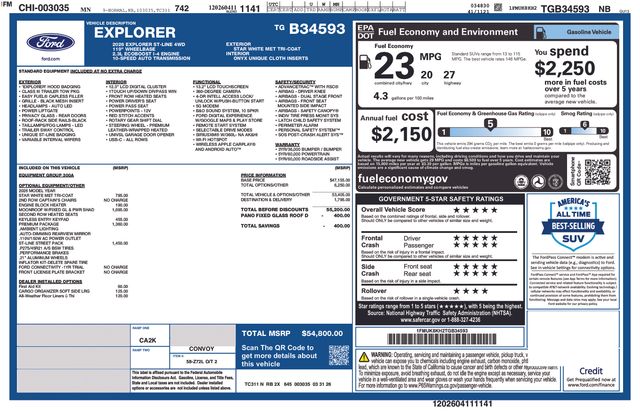 2026 Ford Explorer ST-Line