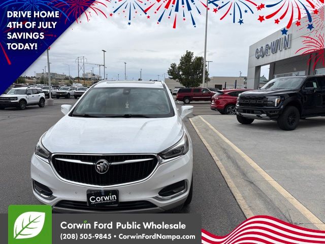 White Frost Tricoat 2018 Buick Enclave SUV / Crossover Four-Wheel Drive 9-Speed Automatic