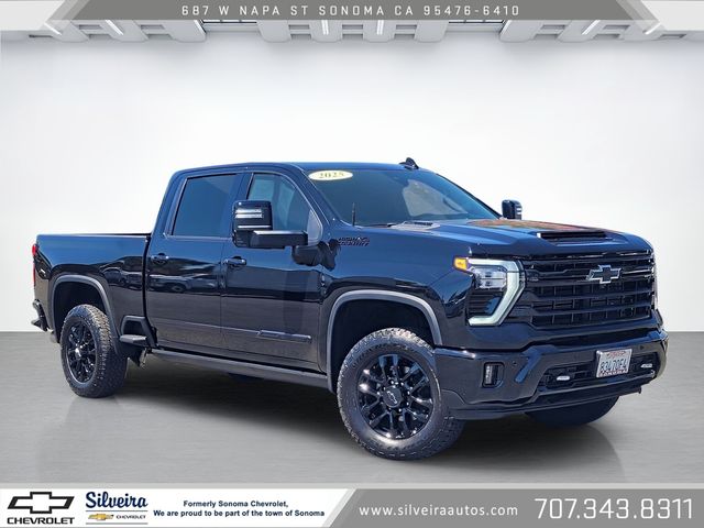 Black 2025 Chevrolet Silverado 2500HD Pickup Truck Four-Wheel Drive Automatic