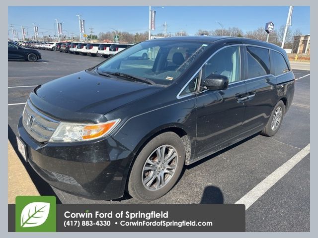 Black 2013 Honda Odyssey EX-L FWD Minivan Front-Wheel Drive 5-Speed Automatic