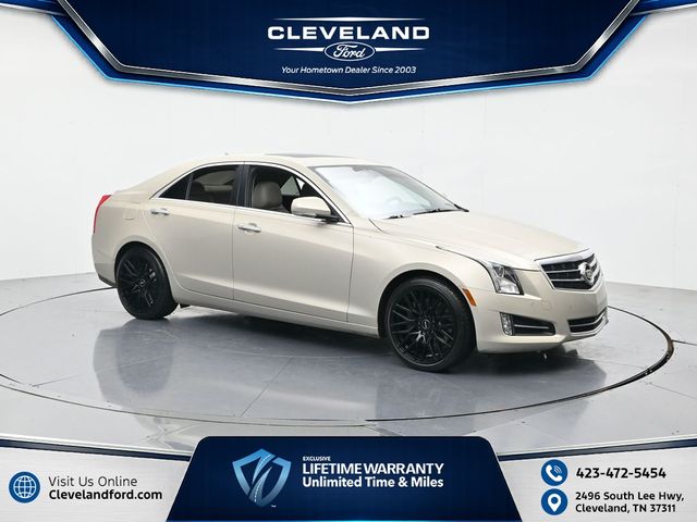 Silver Coast Metallic 2013 Cadillac ATS Sedan Rear-Wheel Drive 6-Speed Automatic