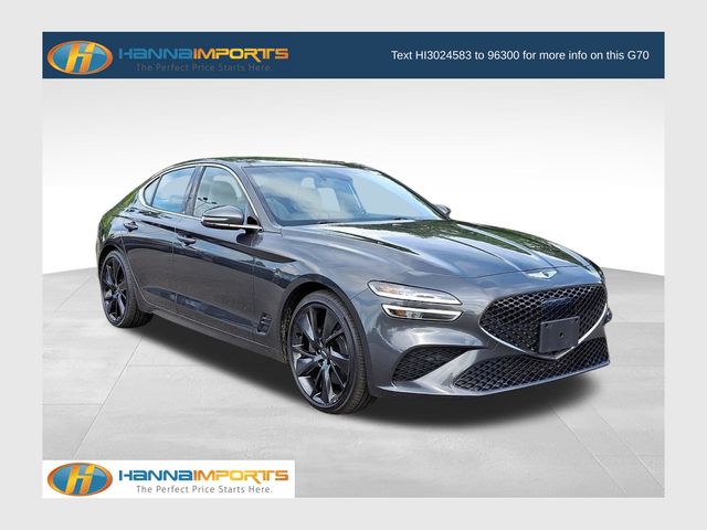 Himalayan Gray 2022 Genesis G70 Sedan Rear-Wheel Drive 8-Speed Automatic
