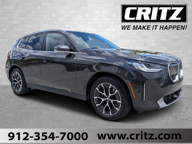 Gray (Dark Graphite Metallic) 2025 BMW X3 SUV / Crossover All-Wheel Drive 8-Speed Automatic