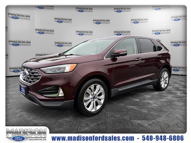 Red (Burgundy) 2020 Ford Edge SUV / Crossover All-Wheel Drive 8-Speed Automatic