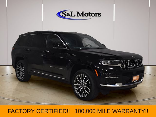 Diamond Black Crystal Pearlcoat 2023 Jeep Grand Cherokee L SUV / Crossover Four-Wheel Drive 8-Speed Automatic