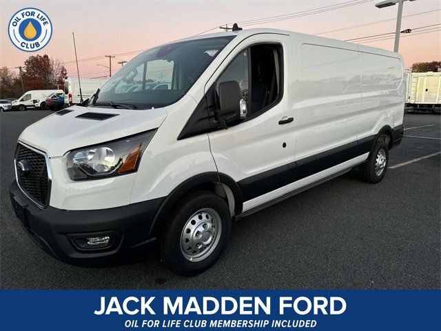 Oxford White 2024 Ford Transit Cargo Van All-Wheel Drive Automatic