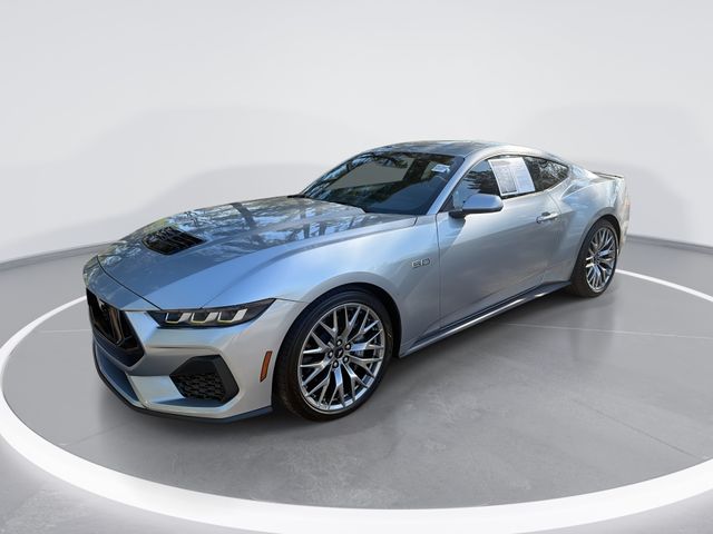 Silver Metallic 2025 Ford Mustang GT Premium Fastback RWD Coupe Rear-Wheel Drive Automatic