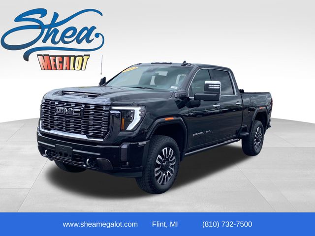 Onyx Black 2024 GMC Sierra 3500HD Pickup Truck Four-Wheel Drive 10-Speed Automatic