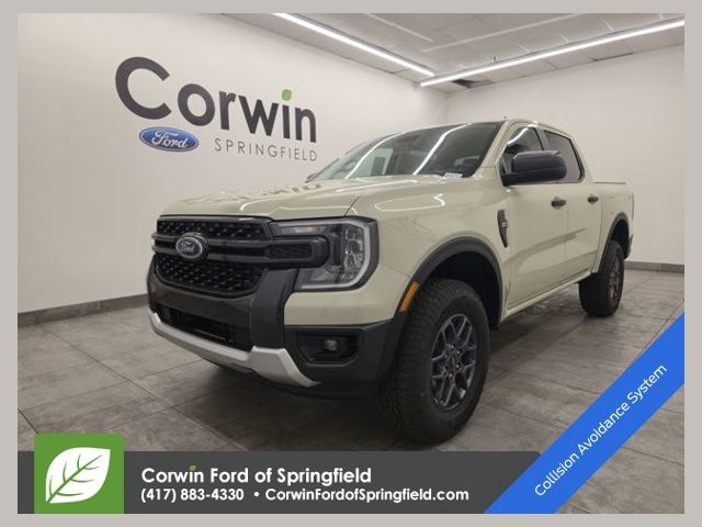 Desert Sand 2026 Ford Ranger XLT SuperCrew 4WD Pickup Truck Four-Wheel Drive Automatic