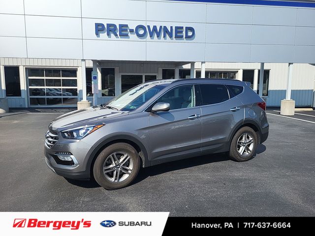 Mineral Gray 2018 Hyundai Santa Fe Sport SUV / Crossover All-Wheel Drive 6-Speed Automatic