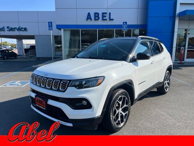 Bright White Clearcoat 2024 Jeep Compass SUV / Crossover Four-Wheel Drive 8-Speed Automatic