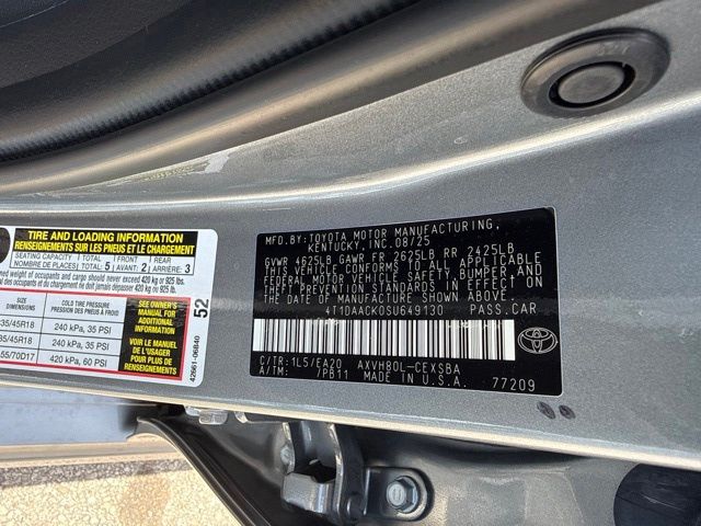 2025 Toyota Camry - $29,988