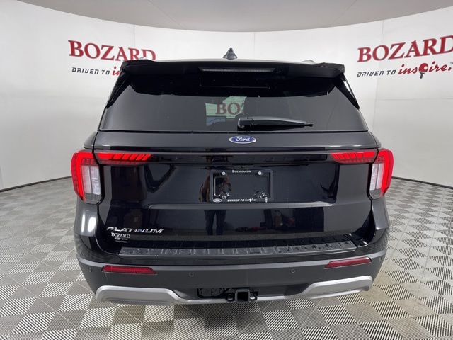 2025 Agate Black Metallic Ford Explorer Platinum RWD SUV