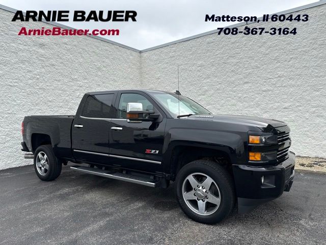 Black 2016 Chevrolet Silverado 2500HD Pickup Truck Four-Wheel Drive 6-Speed Automatic
