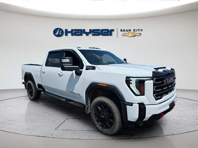 Summit White 2025 GMC Sierra 3500HD Pickup Truck Four-Wheel Drive Automatic