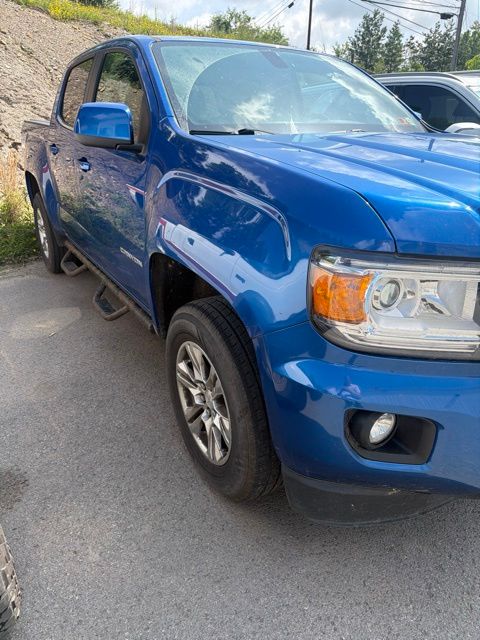 Marine Blue Metallic 2019 GMC Canyon Pickup Truck Four-Wheel Drive 8-Speed Automatic
