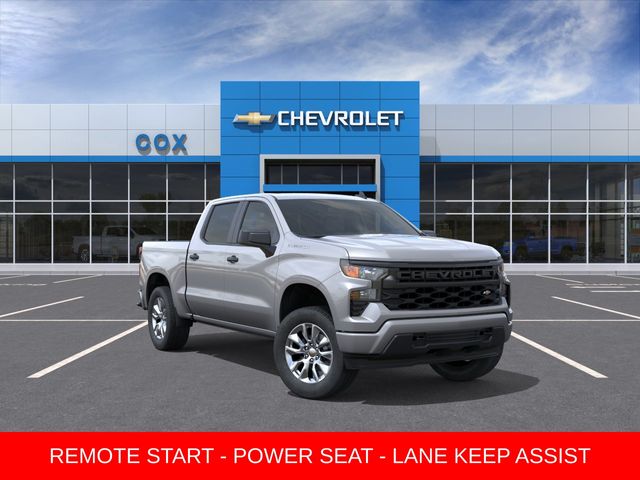 Sterling Gray Metallic 2026 Chevrolet Silverado 1500 Custom Crew Cab RWD Pickup Truck 4X2 8-Speed Automatic