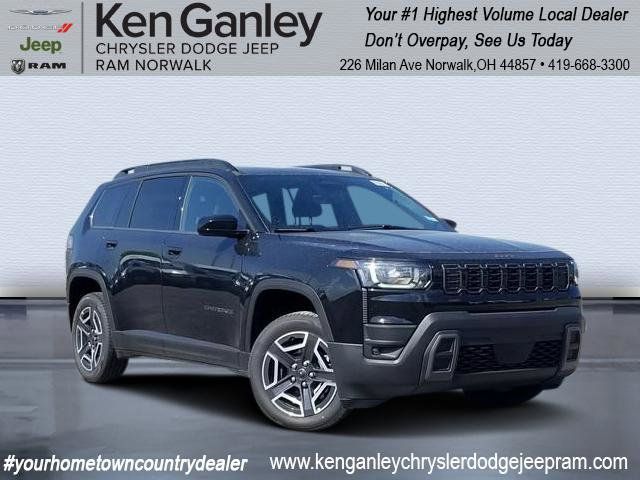 Diamond Black Crystal Pearlcoat 2026 Jeep Cherokee SUV / Crossover Four-Wheel Drive Continuously Variable Transmission
