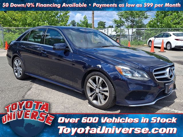 Blue 2016 Mercedes-Benz E-Class Sedan All-Wheel Drive 7-Speed Automatic