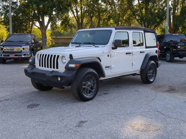 Bright White Clearcoat 2024 Jeep Wrangler SUV / Crossover Four-Wheel Drive 8-Speed Automatic