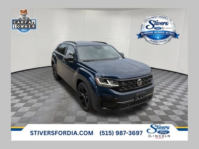 Blue Metallic 2023 Volkswagen Atlas Cross Sport SUV / Crossover All-Wheel Drive 8-Speed Automatic