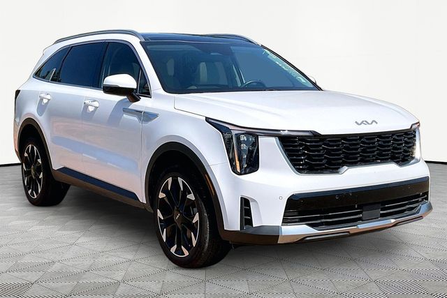White Pearl 2025 Kia Sorento SUV / Crossover All-Wheel Drive 8-Speed Dual Clutch