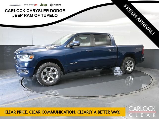 Patriot Blue Pearlcoat 2023 RAM 1500 Pickup Truck Four-Wheel Drive 8-Speed Automatic