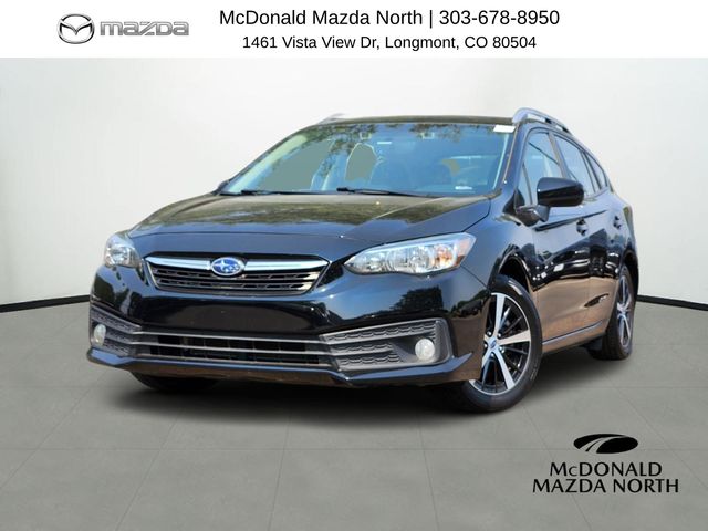 Crystal Black Silica 2022 Subaru Impreza Wagon All-Wheel Drive Continuously Variable Transmission