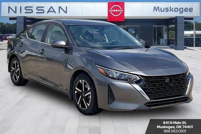Gray (Gun Metallic) 2025 Nissan Sentra Sedan Front-Wheel Drive Continuously Variable Transmission