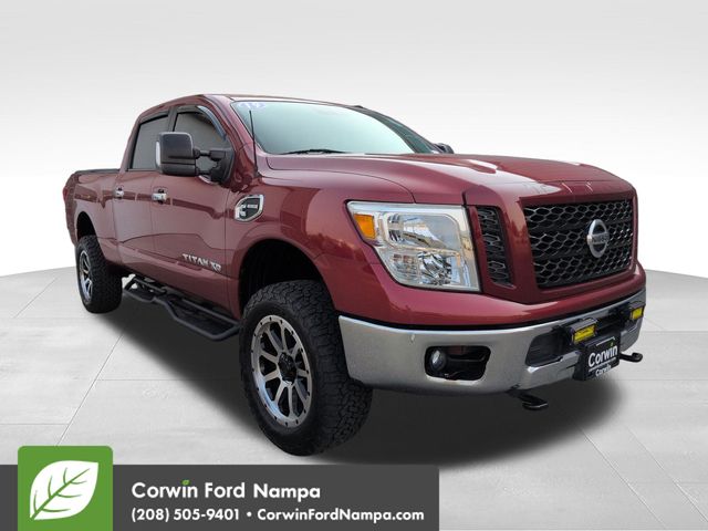 Cayenne Red Metallic 2019 Nissan Titan Pickup Truck  6-Speed Automatic