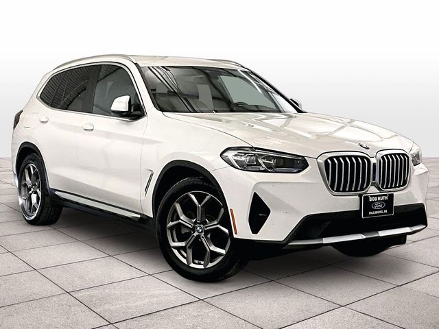 2022 BMW X3 xDrive30i White at Klick Lewis Buick Chevrolet