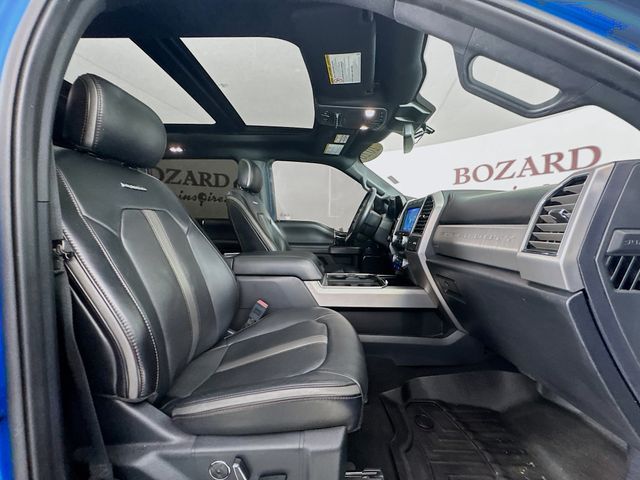 2020 Blue Ford Super Duty F-250 SRW Platinum 4X4 Truck