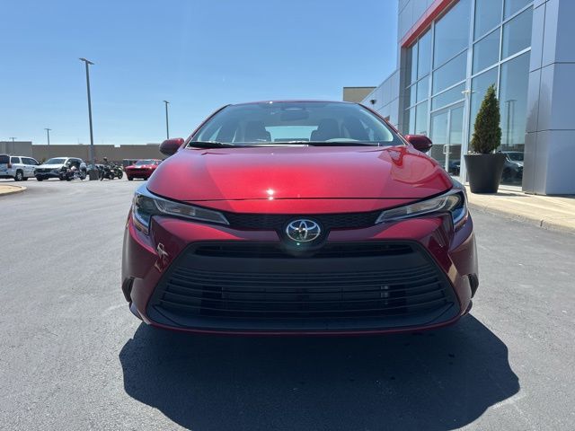 Red (Ruby Flare Pearl) 2026 Toyota Corolla LE FWD Sedan Front-Wheel Drive Continuously Variable Transmission